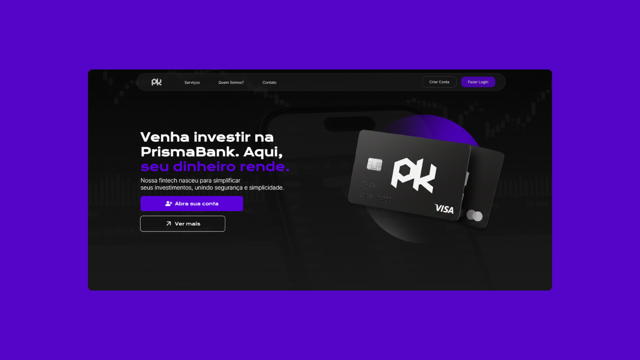 Landing Page Banco Digital